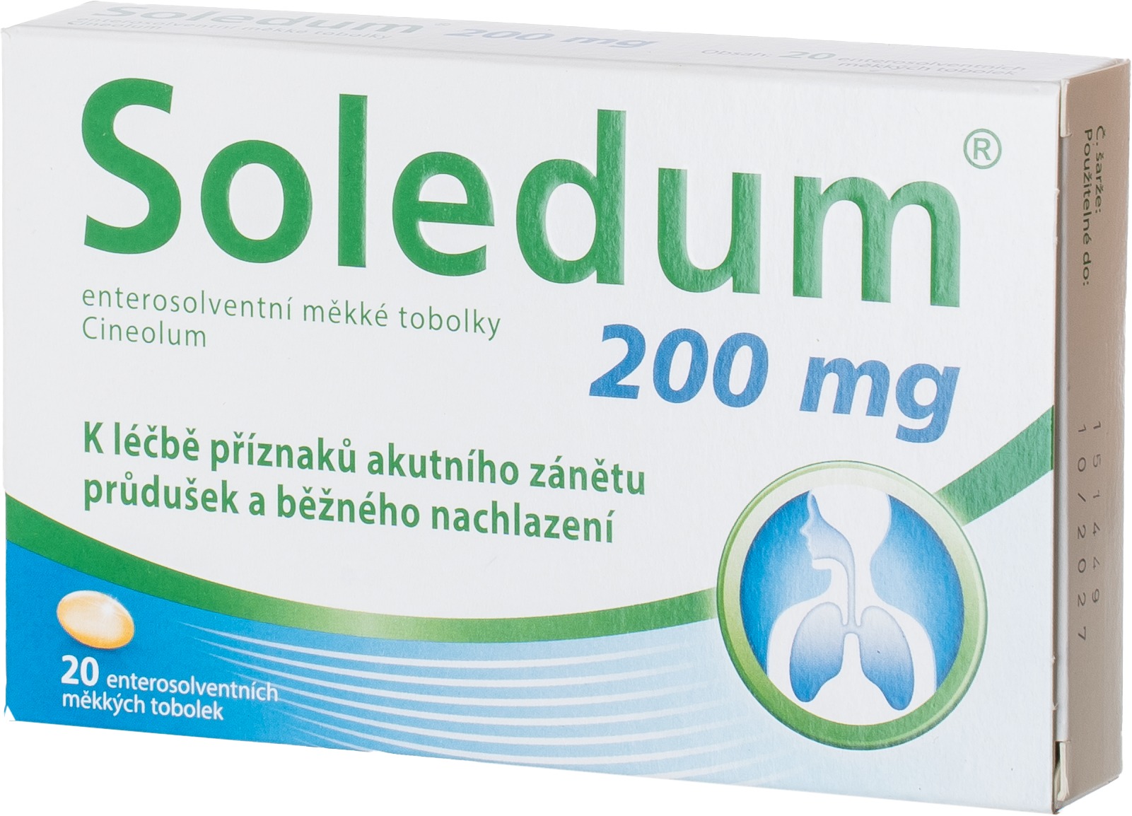 Soledum 200 mg 20 tobolek