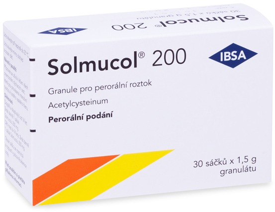Solmucol 200 mg 30 sáčků