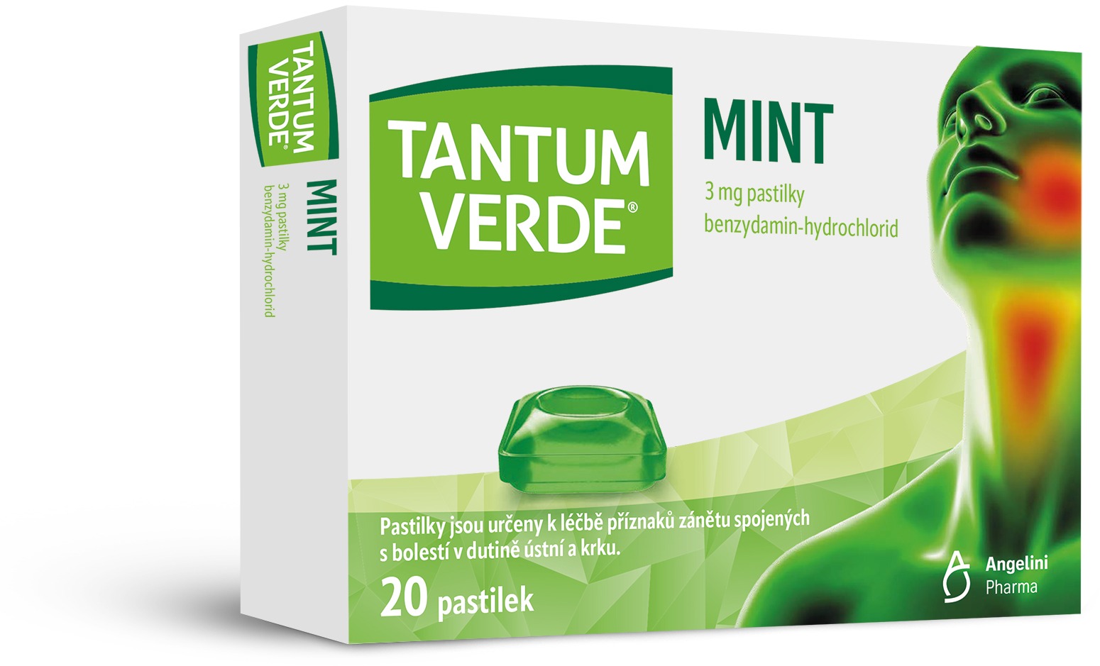 Tantum Verde Mint 3 mg 20 pastilek