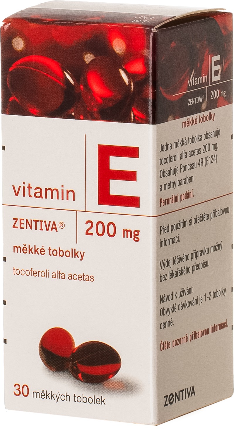 Vitamin E 200 mg 30 měkkých tobolek