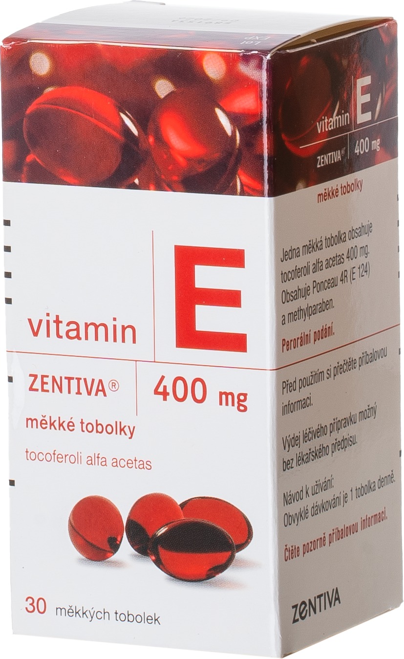 Vitamin E 400 mg, 30 měkkých tobolek