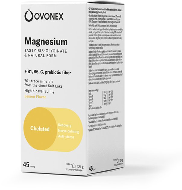 Ovonex Hořčík, citrónová příchuť 124 g