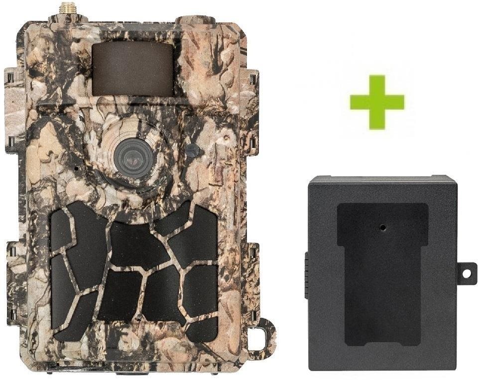 OXE Spider 4G a kovový box + 32GB SD karta, SIM, stativ a 8ks baterií