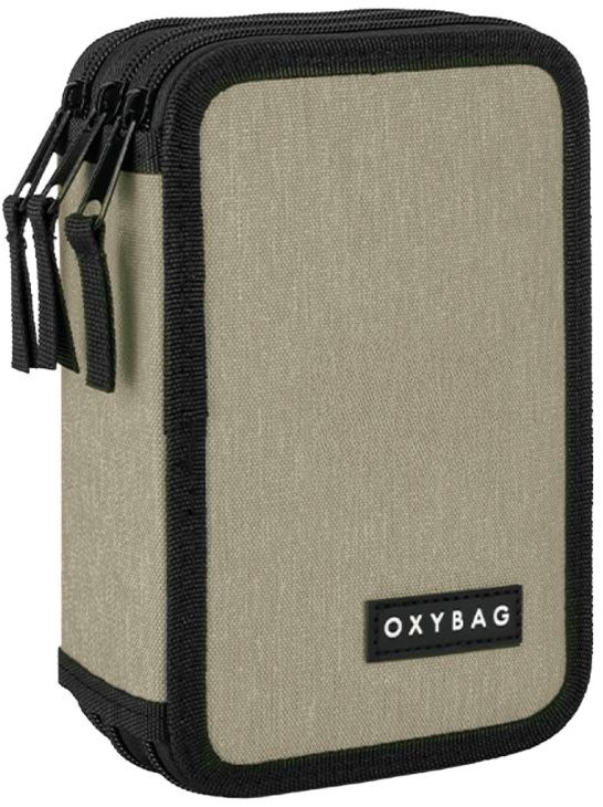 OXYBAG Penál 3patrový prázdný UNICOLOR Mocca