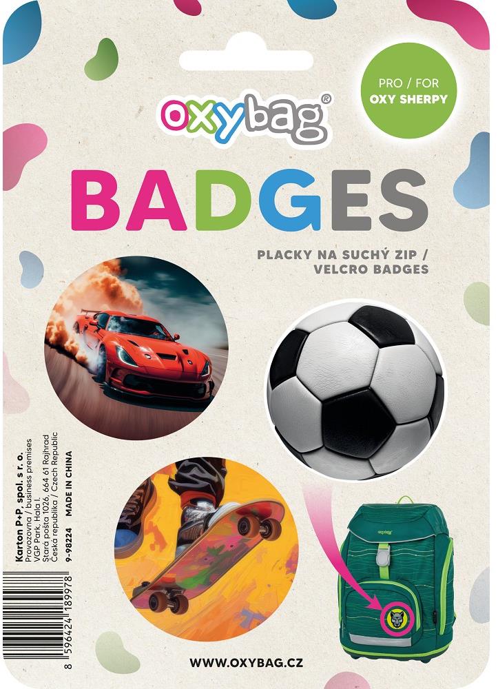 Oxybag Sada vyměnitelných placek OXY Sherpy Sport