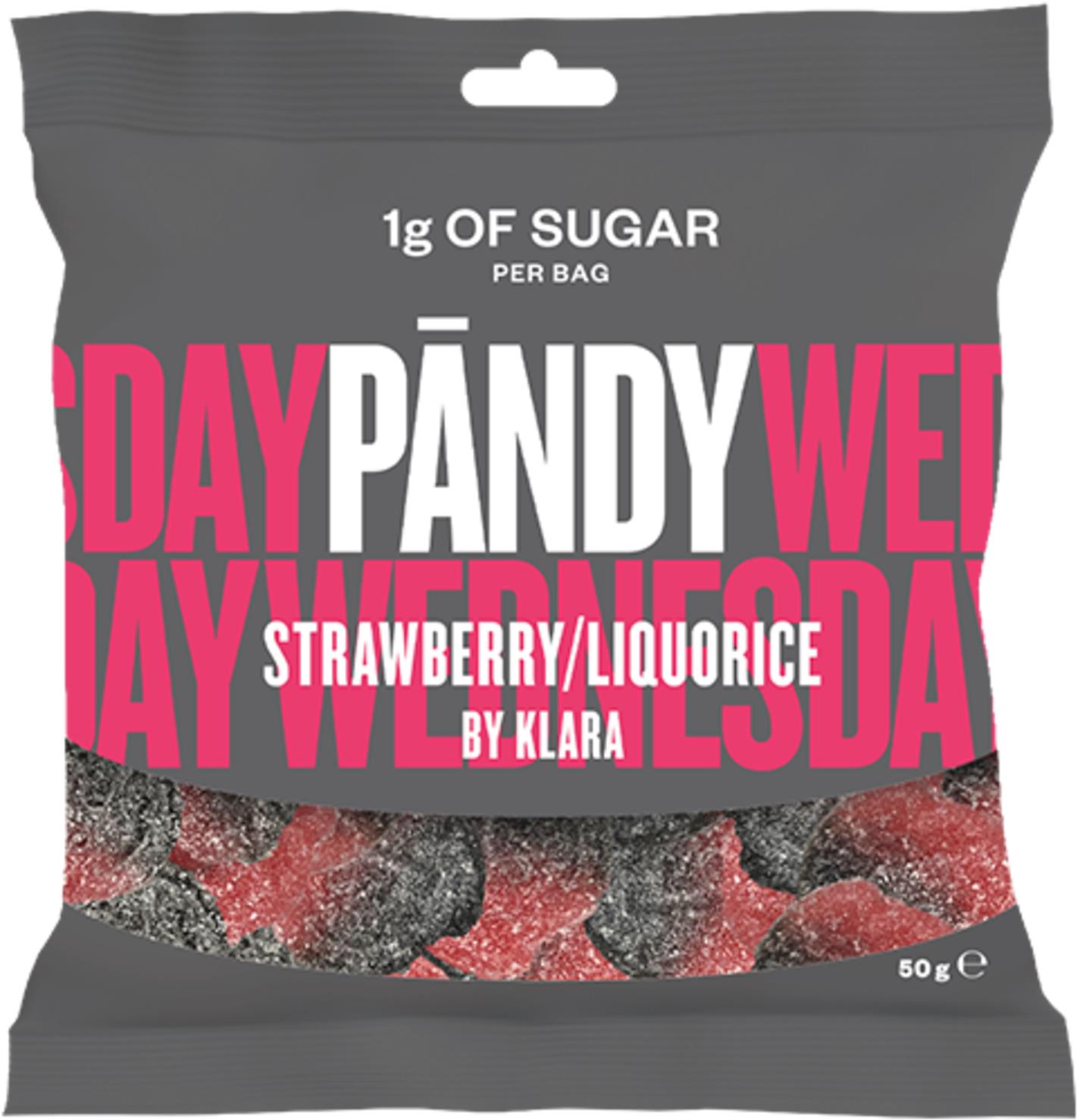 Pandy Candy 50 g - jahoda/lékořice