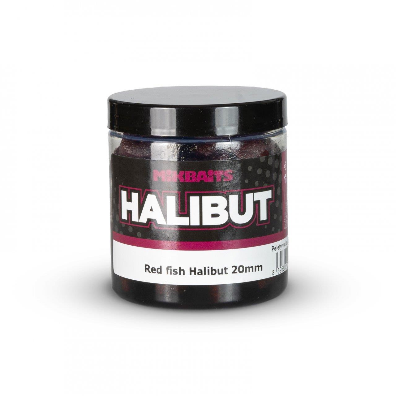 Mikbaits Halibutky v dipu Robin Red 250 ml 20 mm