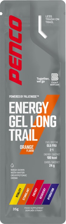 Energetický gel ENERGY GEL LONG TRAIL 35g - Pomeranč