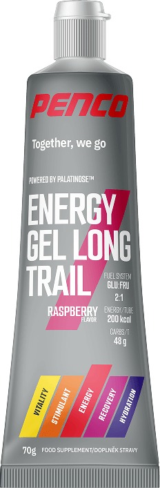 Energetický gel LONG TRAIL TUBA 70g - Malina 1 ks