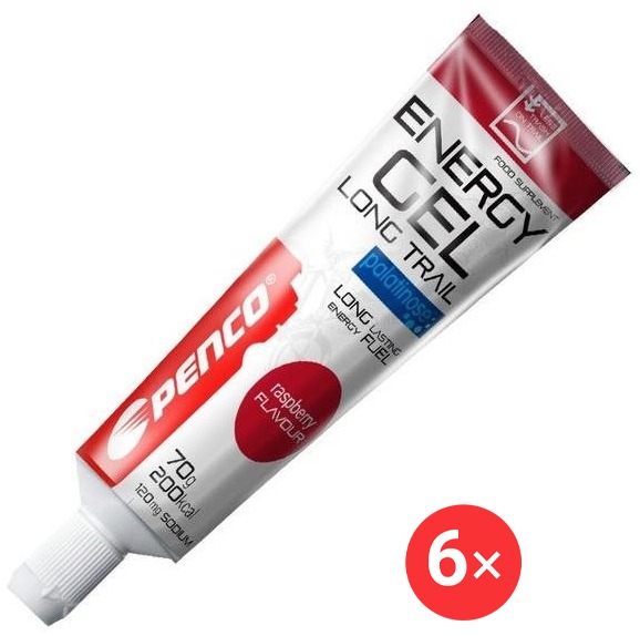 Penco Energy gel LONG TRAIL 6 x 70 g, malina