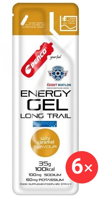 Penco Energy gel LONG TRAIL 6 x 35 g, slaný karamel