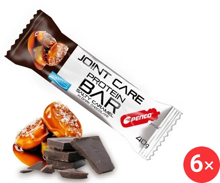 Penco Joint care protein bar 6 x 40 g, slaný karamel v tmavé čokoládě