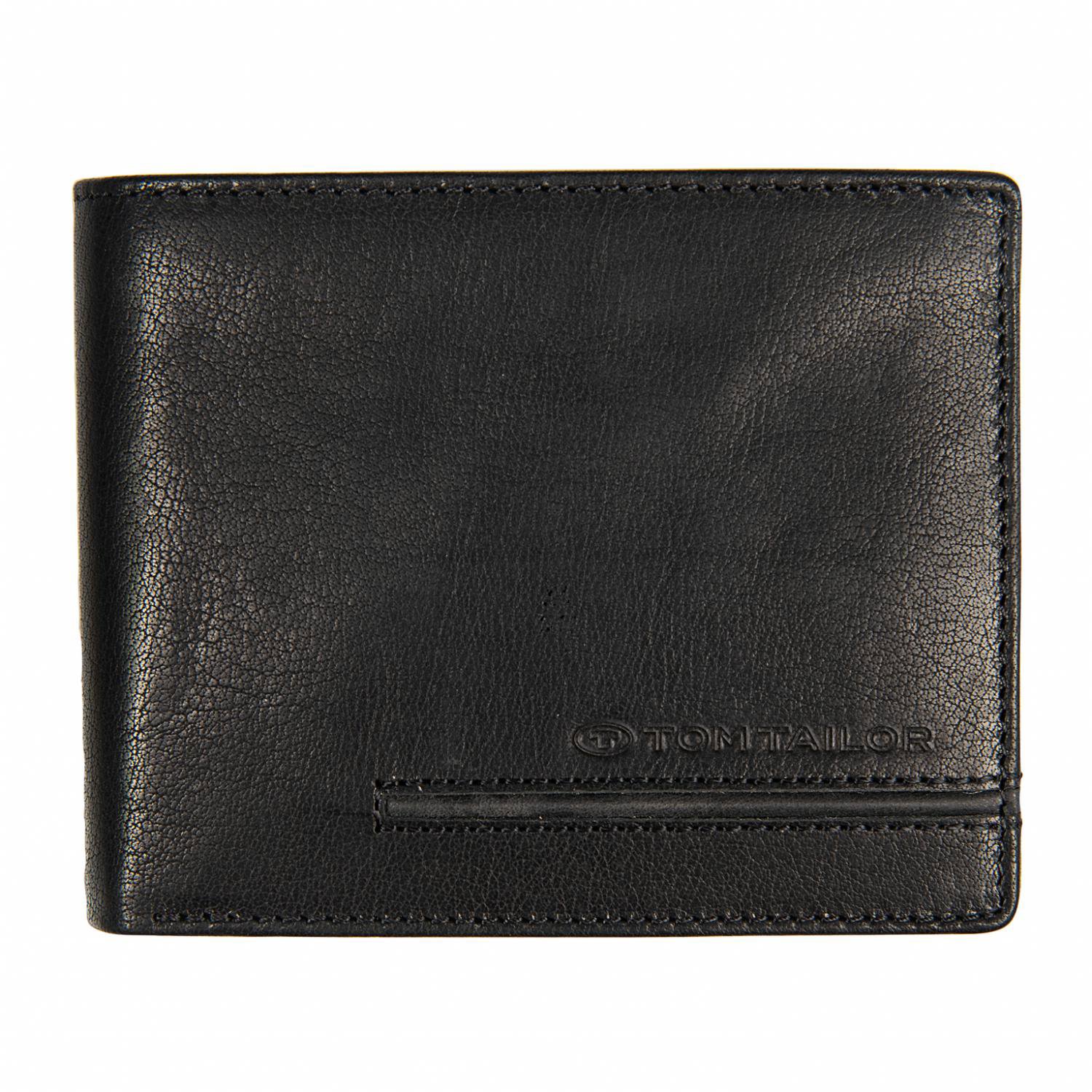 Tom Tailor Devon horizontal wallet, black