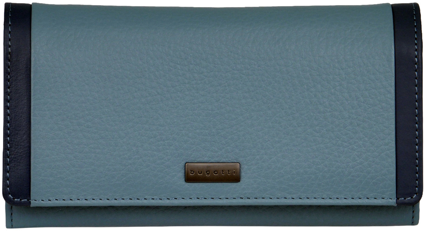 Bugatti Sina long Wallet with flap, denim