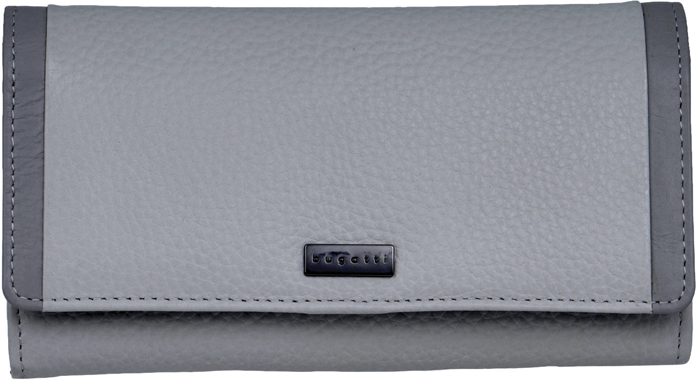 Bugatti Sina long Wallet with flap, light grey