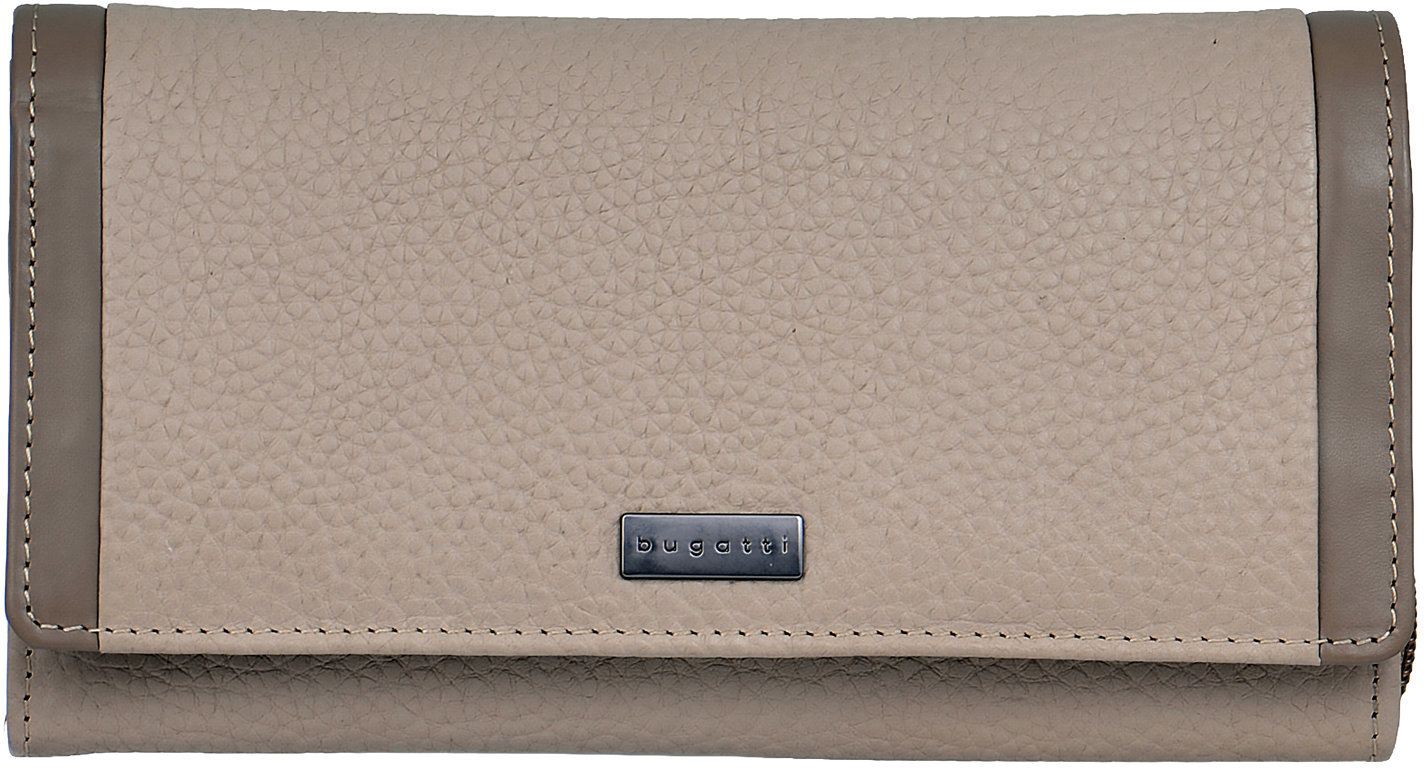 Bugatti Sina long Wallet with flap, beige