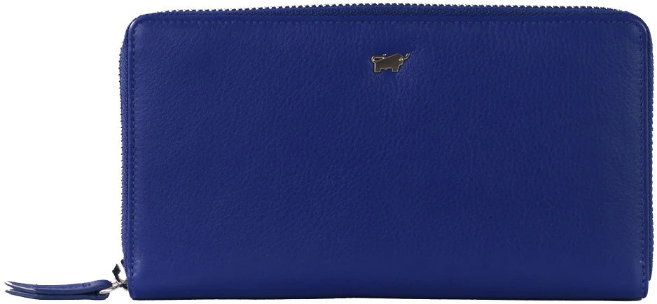 Braun Büffel Joy RFID RV Wallet 18 card slots, indigo violet