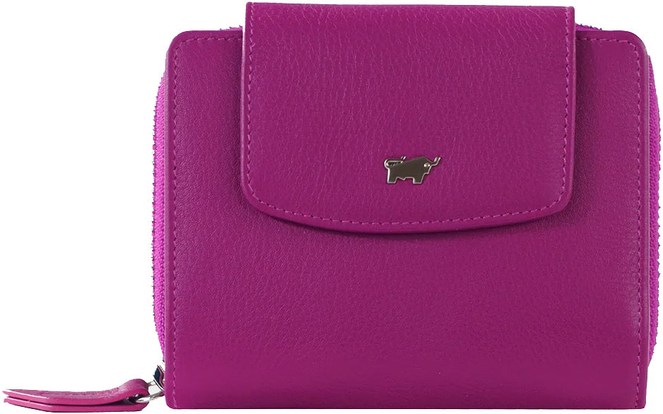 Braun Büffel Joy RFID RV Wallet M 8 card slots, purple plum