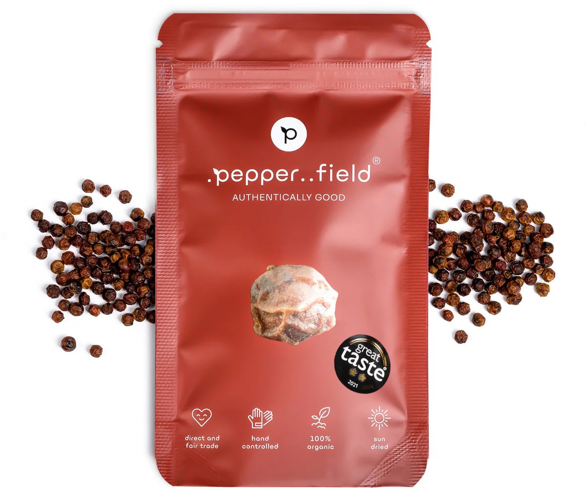 .pepper..field Tmavě červený Kampotský pepř 50 g