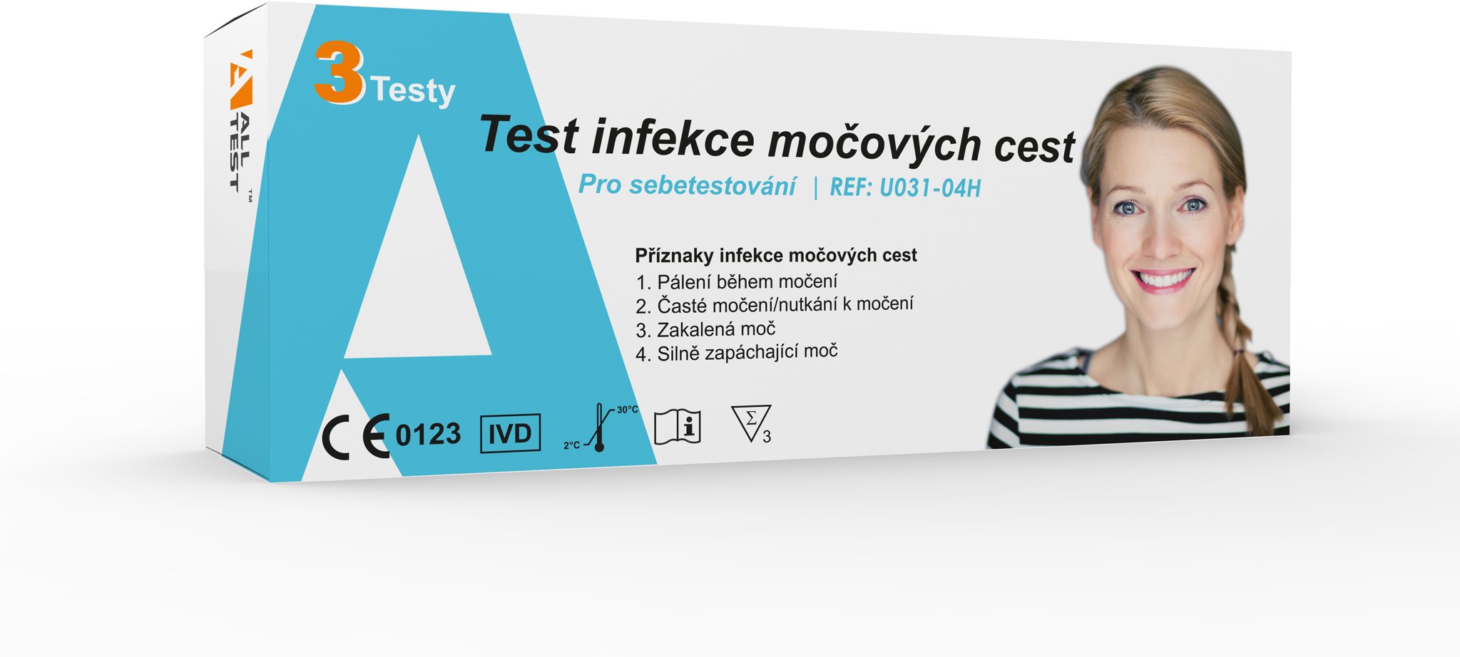 ALLTEST Test Infekce močových cest 3 ks