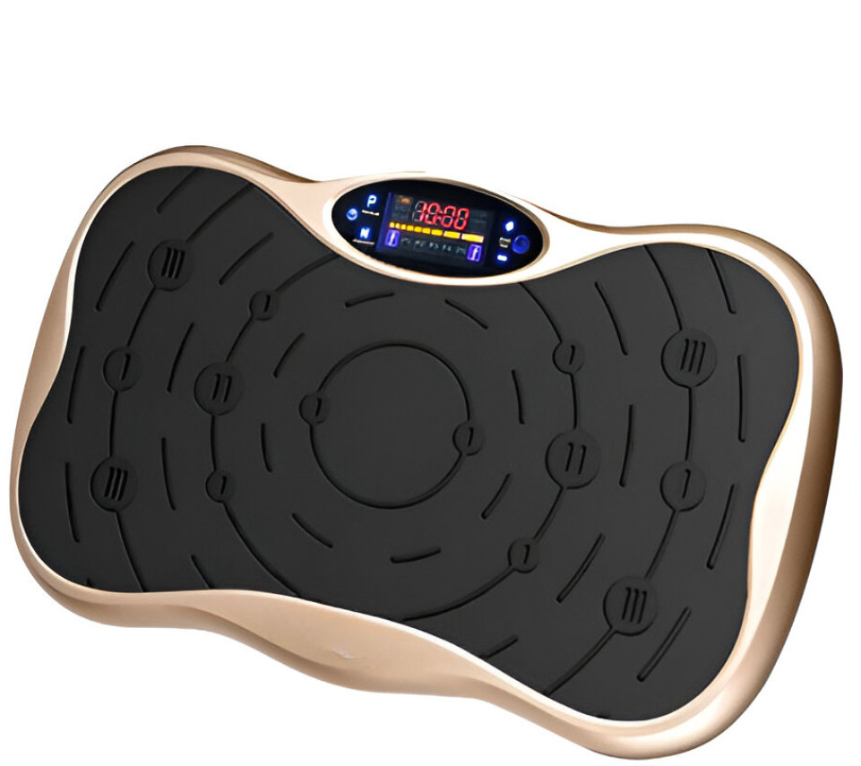 Livefy Vibro Fit Vibrační plošina na cvičení, zlatá