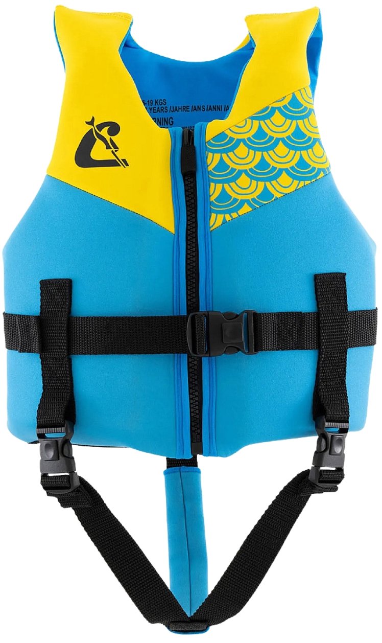 Cressi Dětská plavecká vesta Froggy, 2/3 roky (15/18 kg) žlutá/modrá