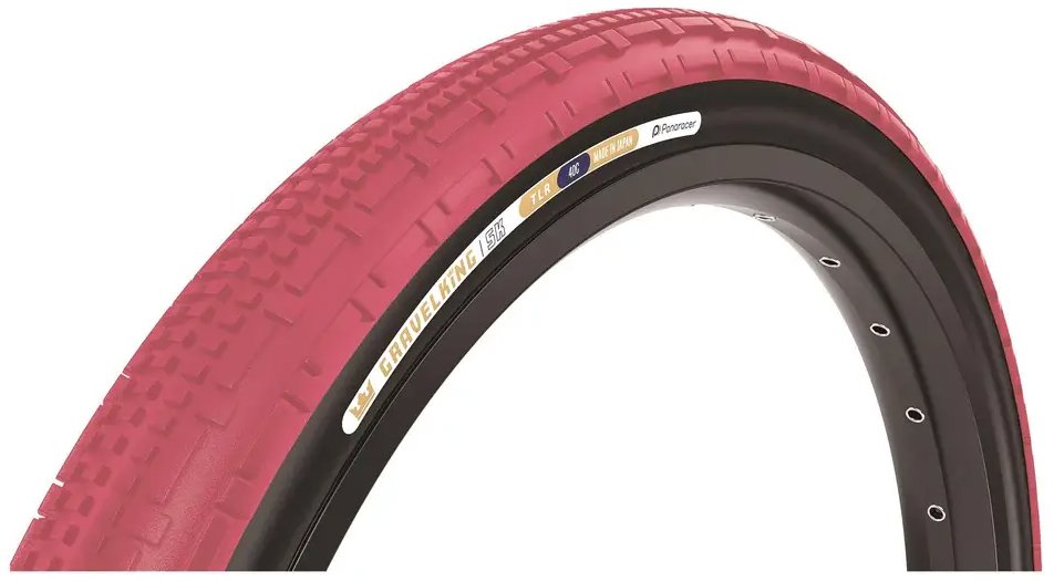 Panaracer Gravelking SK 700 × 45 cranberry/černý