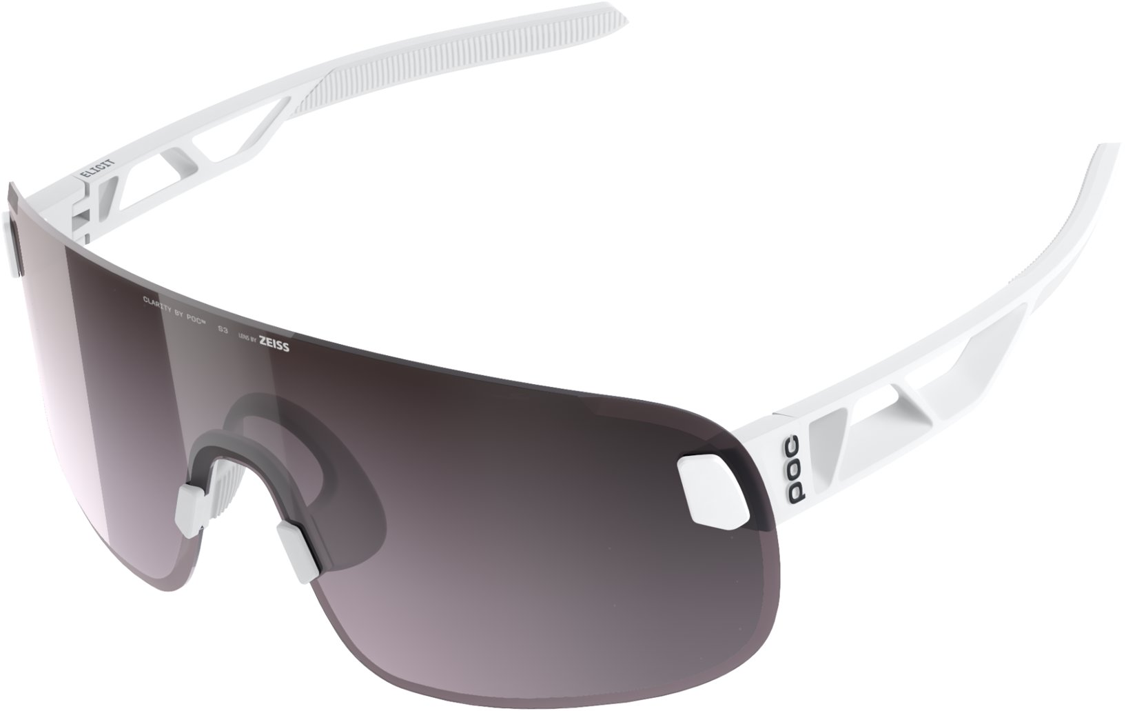 POC Elicit Hydrogen White/Clarity Road/Sunny Silver One