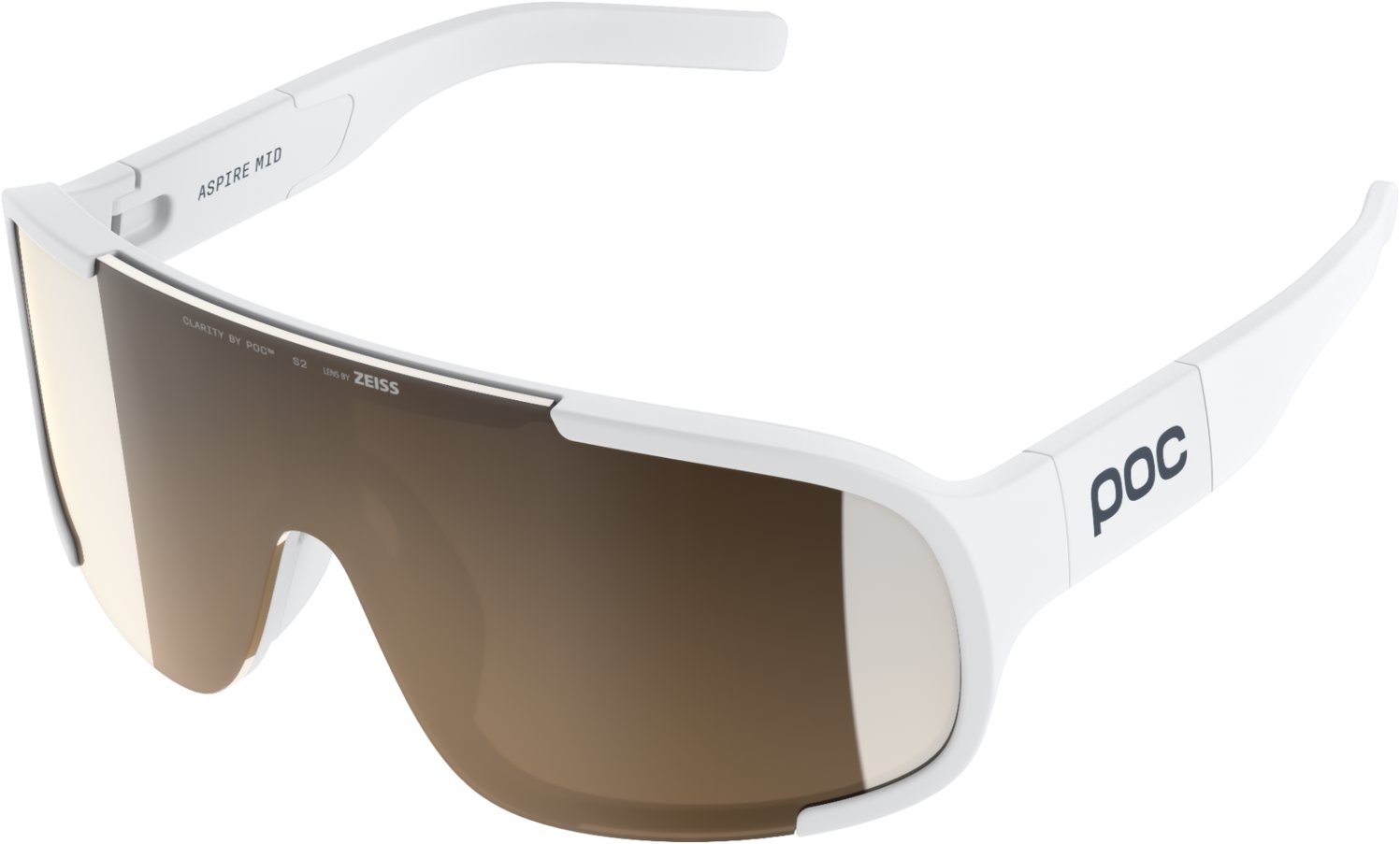 POC Aspire Mid Hydrogen White/Clarity Trail /Partly Sunny Silver One