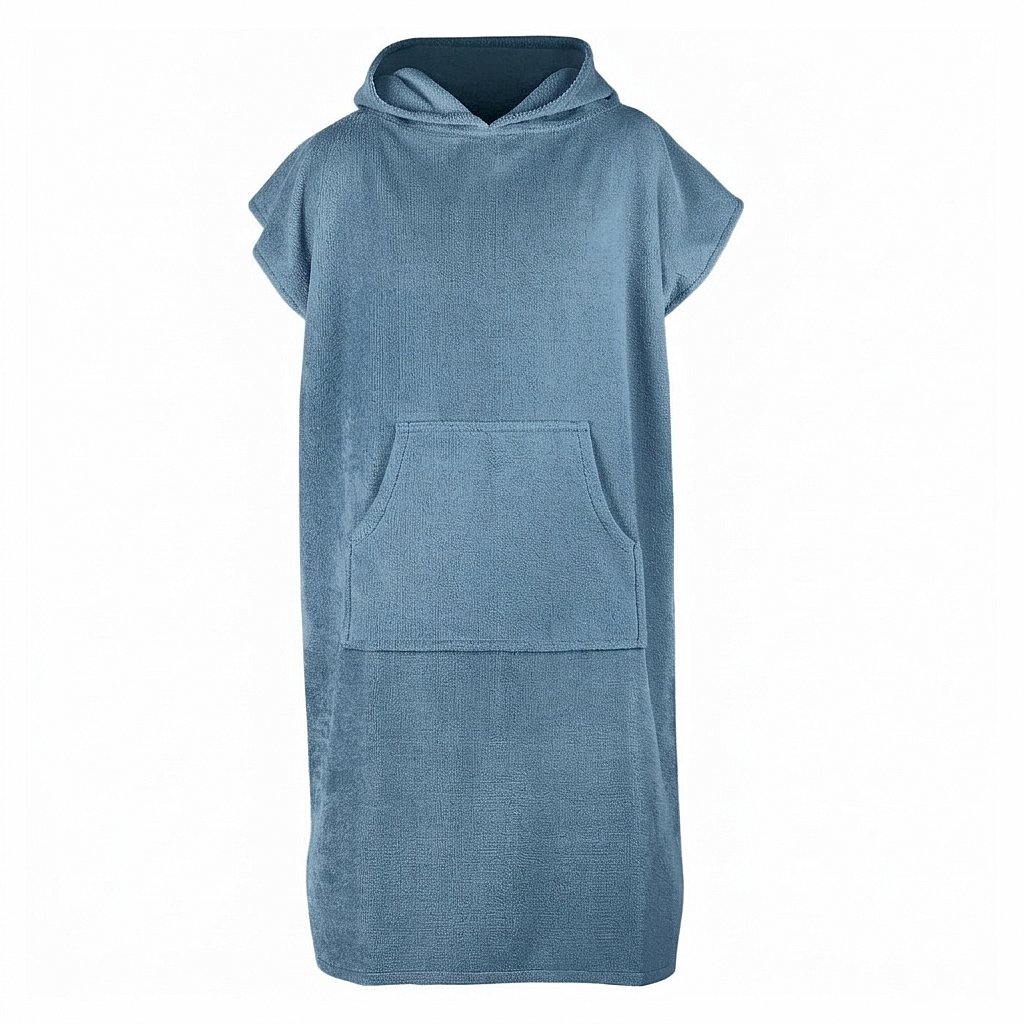 Agama Ručníkové pončo Bamboo, vel. 2XL ocelově modré