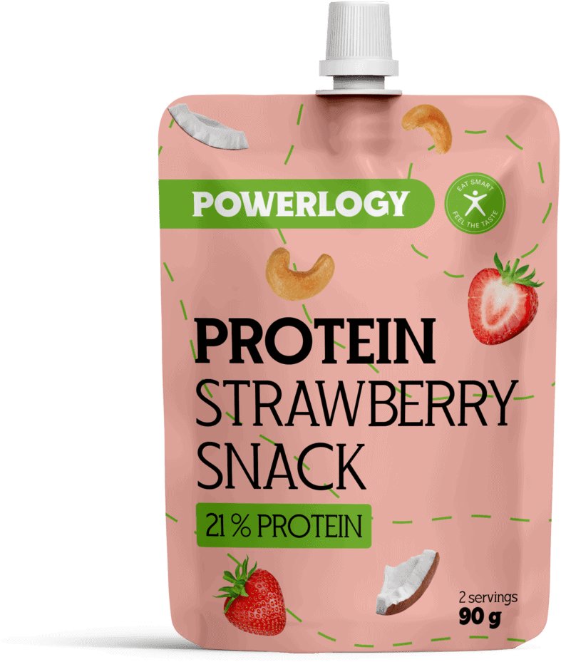 Powerlogy Protein Strawberry Snack 90 g