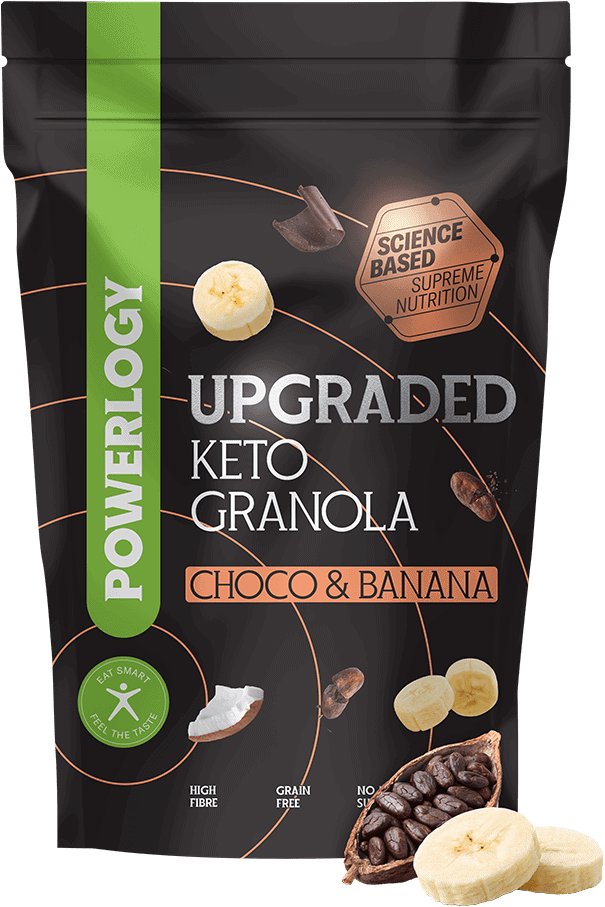 Powerlogy Upgraded Keto Granola Choco and Banana 350 g