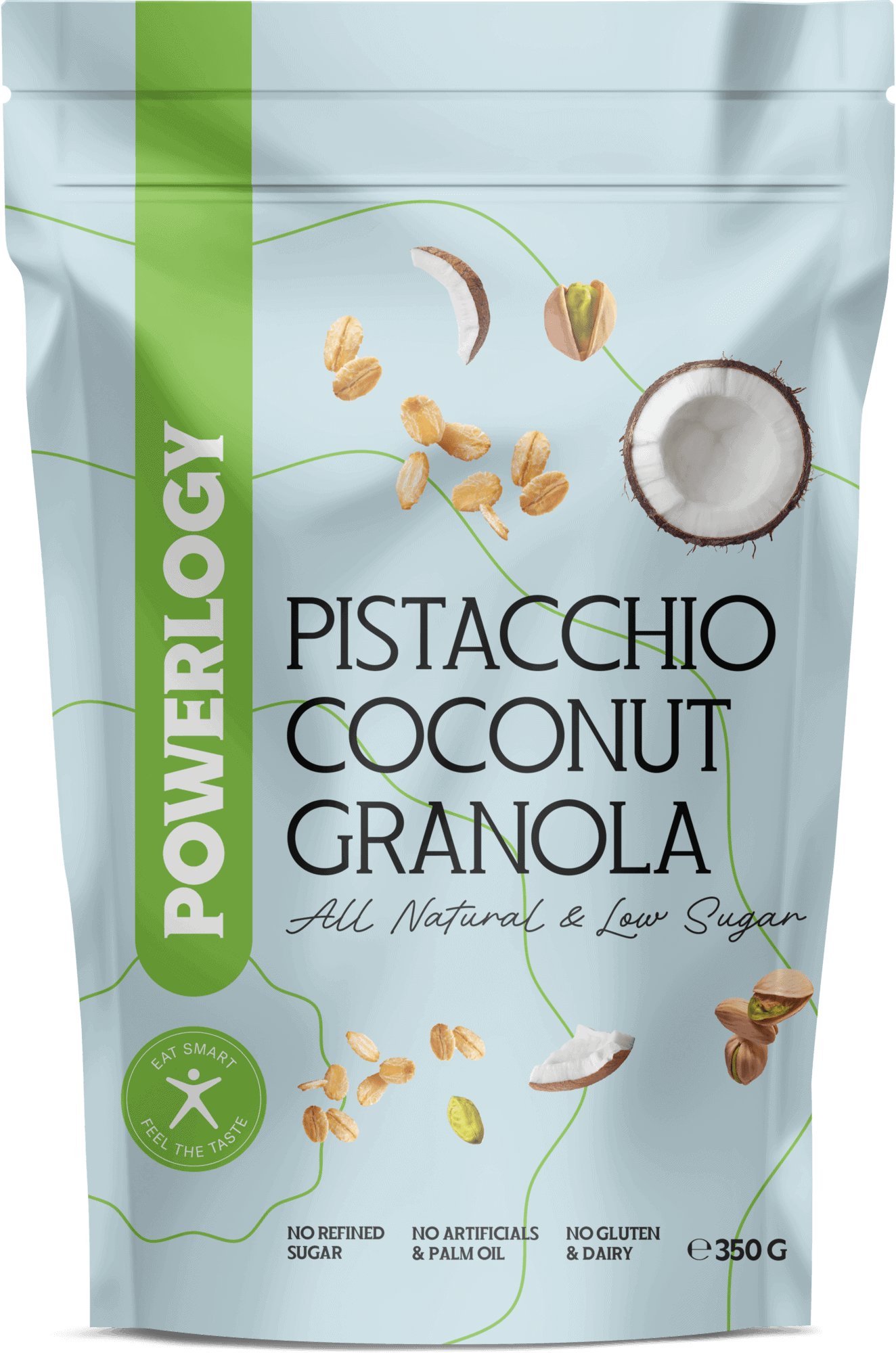 Powerlogy Pistacchio Coconut Granola 350 g