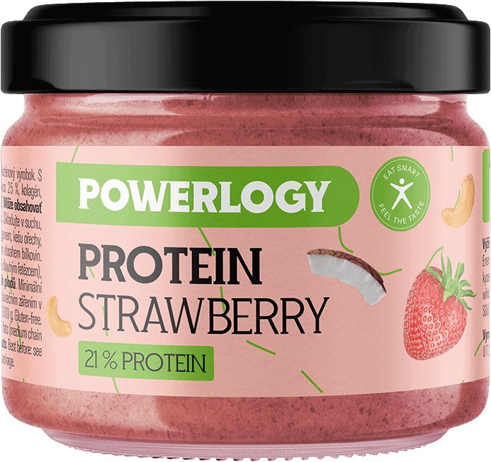 Powerlogy Protein Strawberry Cream 300 g