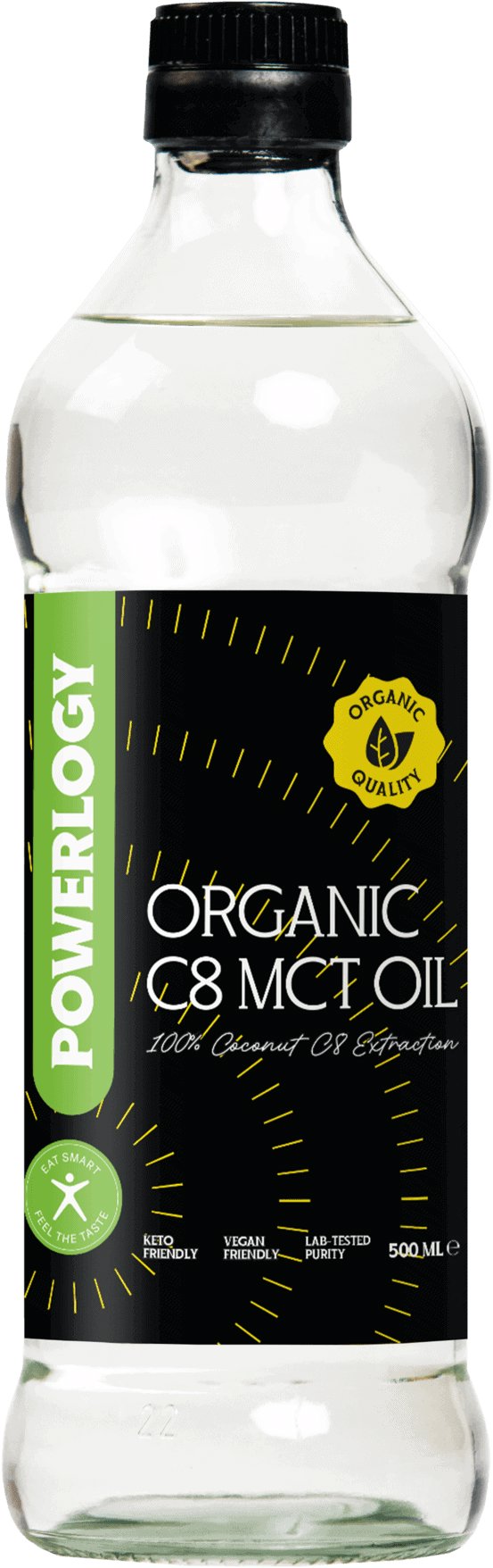 Powerlogy Organic C8 MCT Oil 500 ml