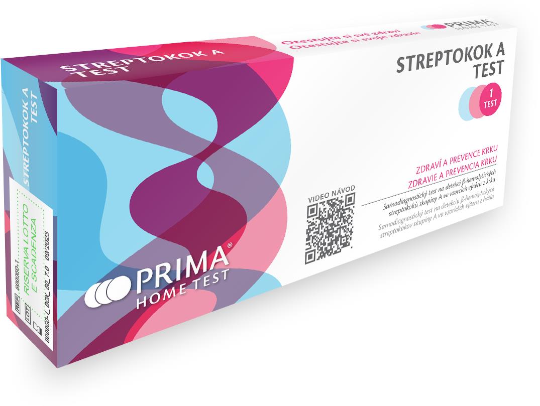 Prima Home test Streptokok A 1 ks