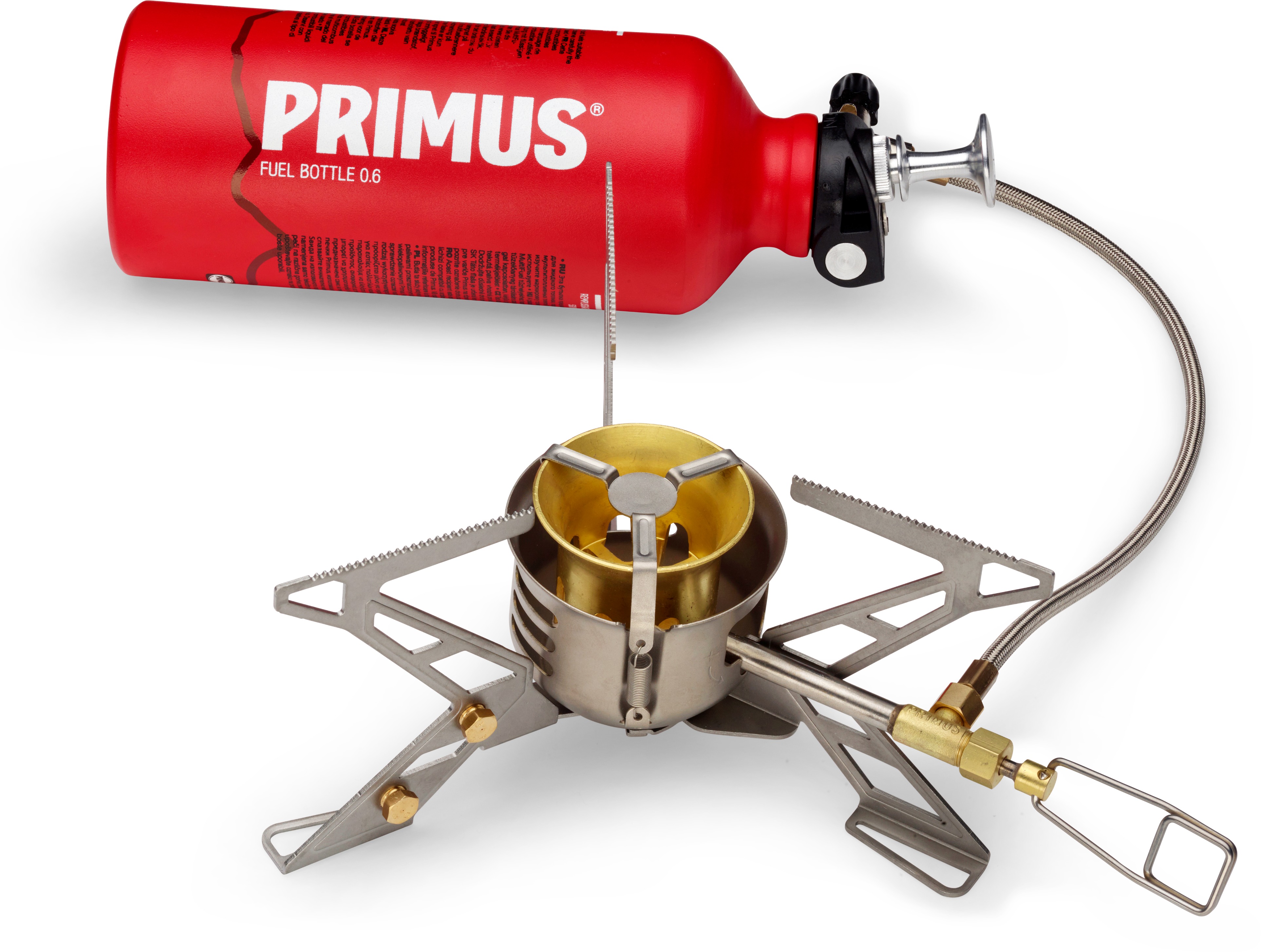 PRIMUS OmniFuel II s lahví a vakem