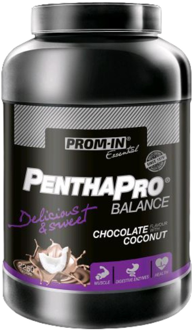 PROM-IN Essential Penthapro Balance 2250 g, čokoláda/kokos