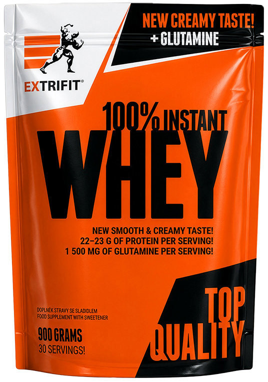 Extrifit 100 % Whey Protein 900 g strawberry shake