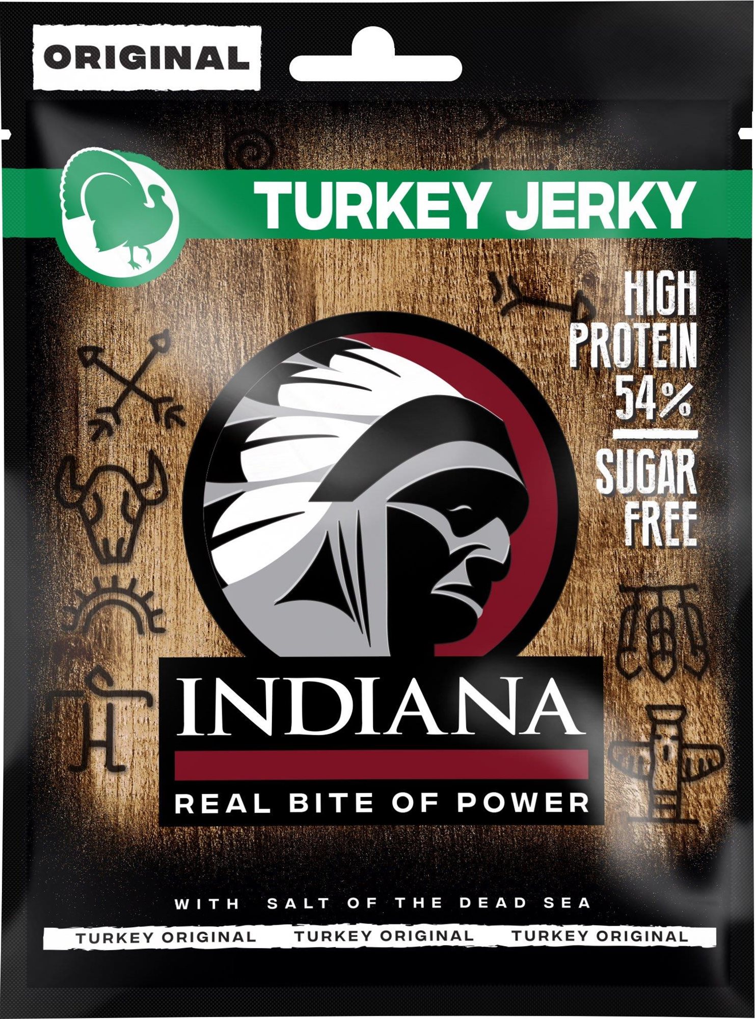 Indiana Jerky sušené maso 25g - Krůtí