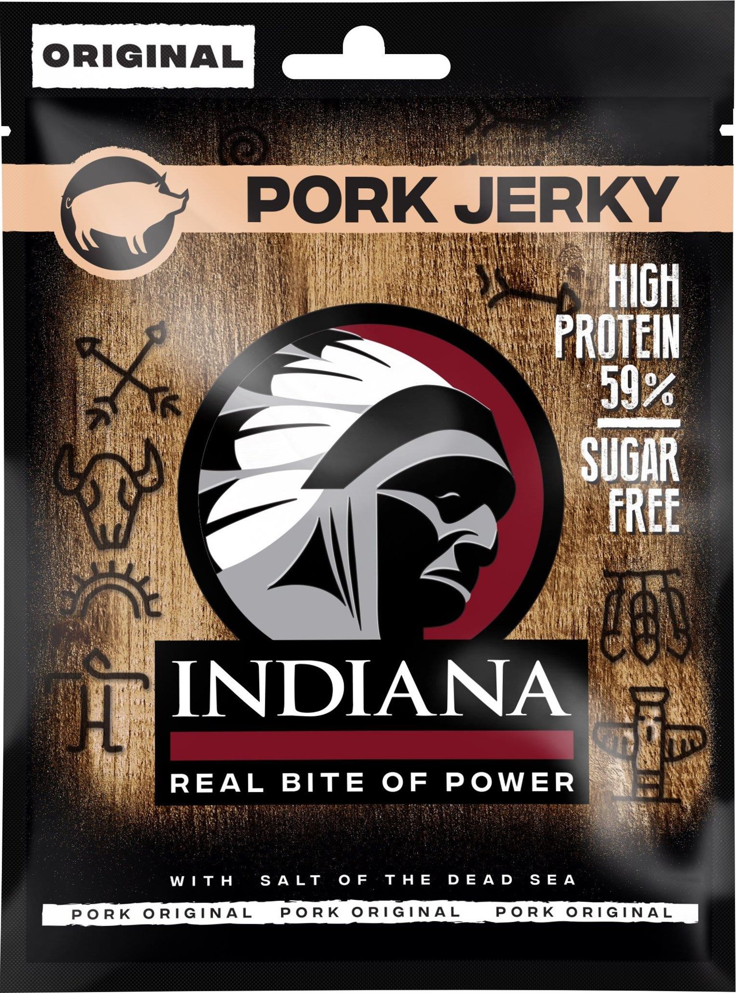 Indiana Jerky pork Original 25g