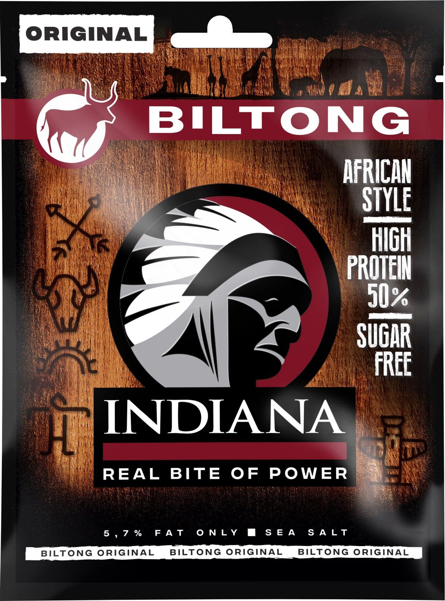 Indiana Biltong hovězí Original 25g