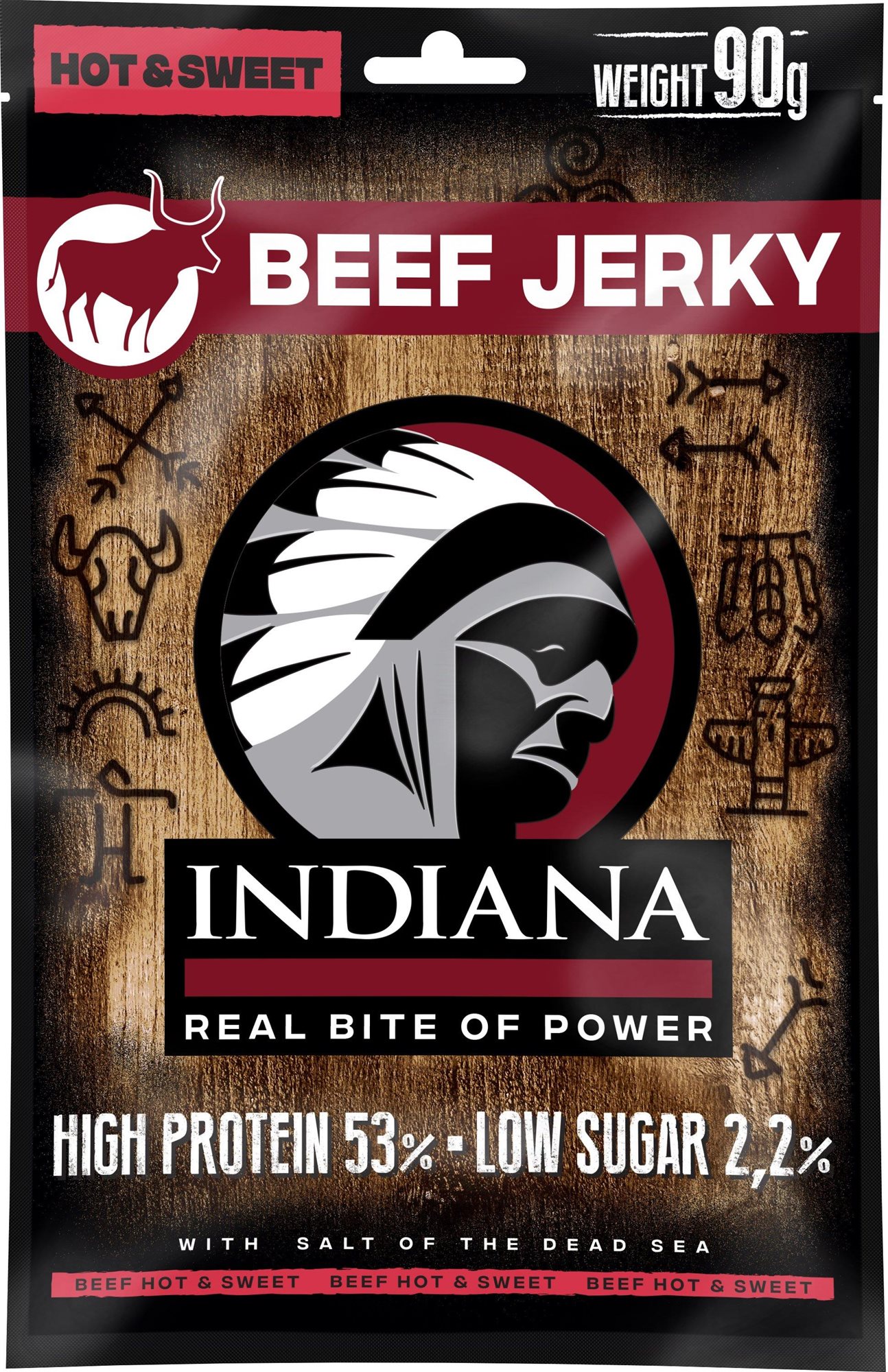 Indiana hovězí Hot & Sweet 90g