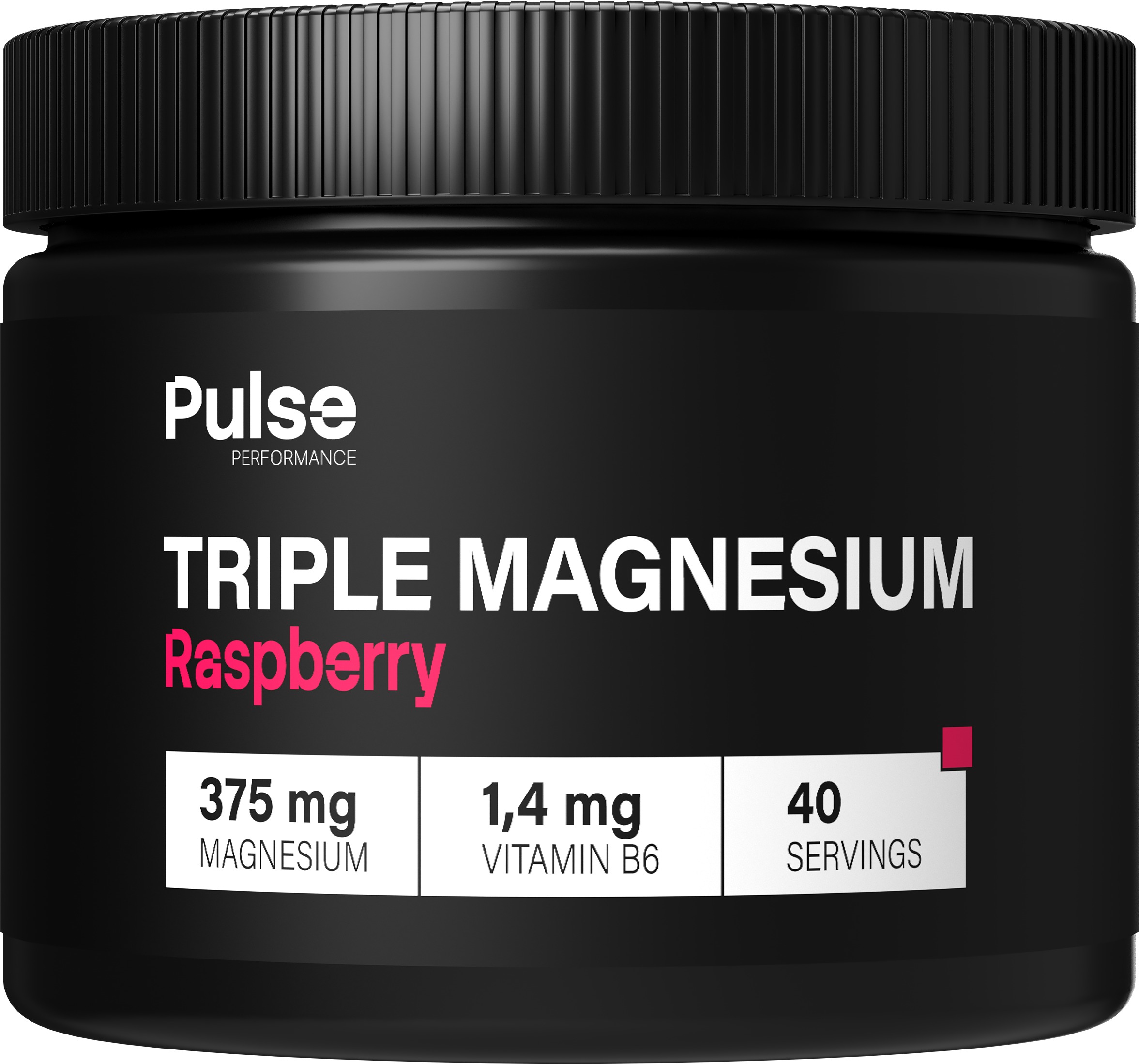 Pulse Performance Triple Magnesium 220 g, Raspberry