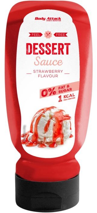 Body Attack Dessert Sauce Strawberry Flavour 320 ml