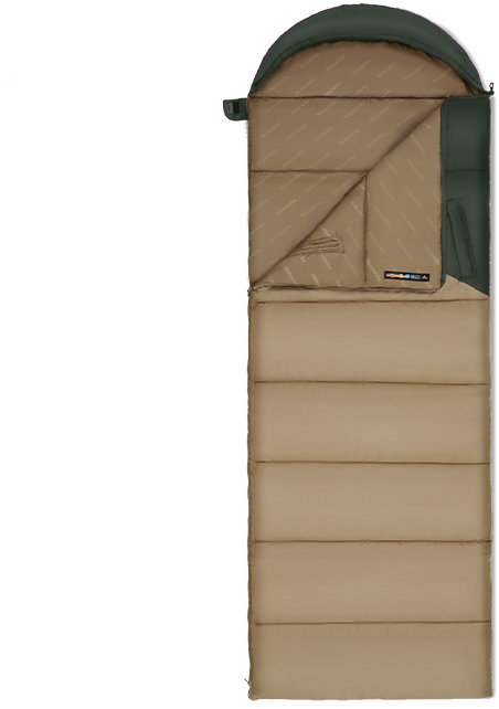 Naturehike spací pytel Sunny Day s kapucí 2,4 kg - hnědý - pravý