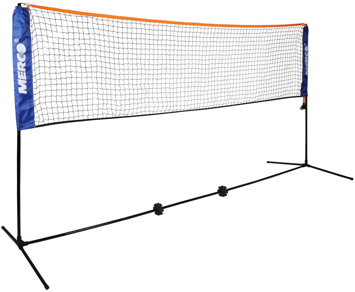 Merco badminton/tenis set 3 m stojany na kurt vč. sítě