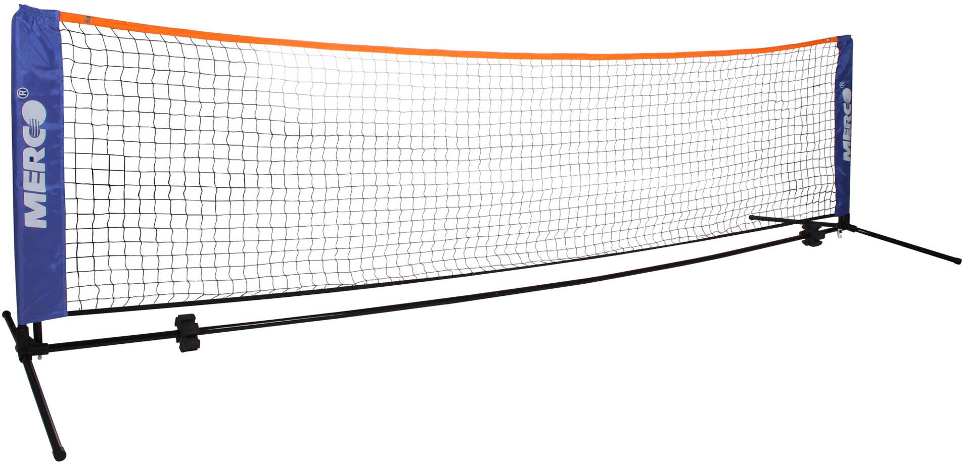 Merco badminton/tenis set 6,1 m stojany na kurt vč. sítě