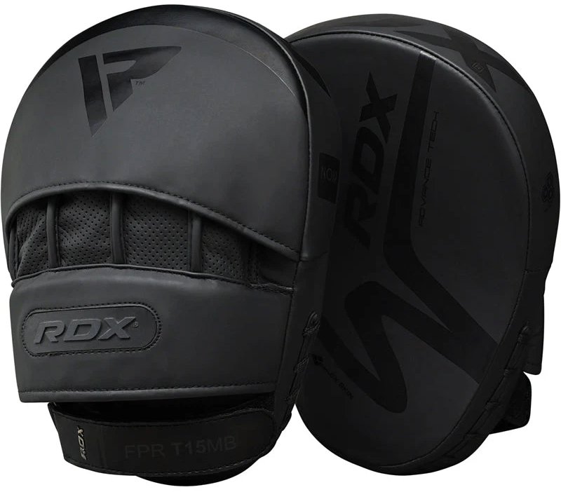 RDX Focus Zakřivené boxovací chrániče T15, černé