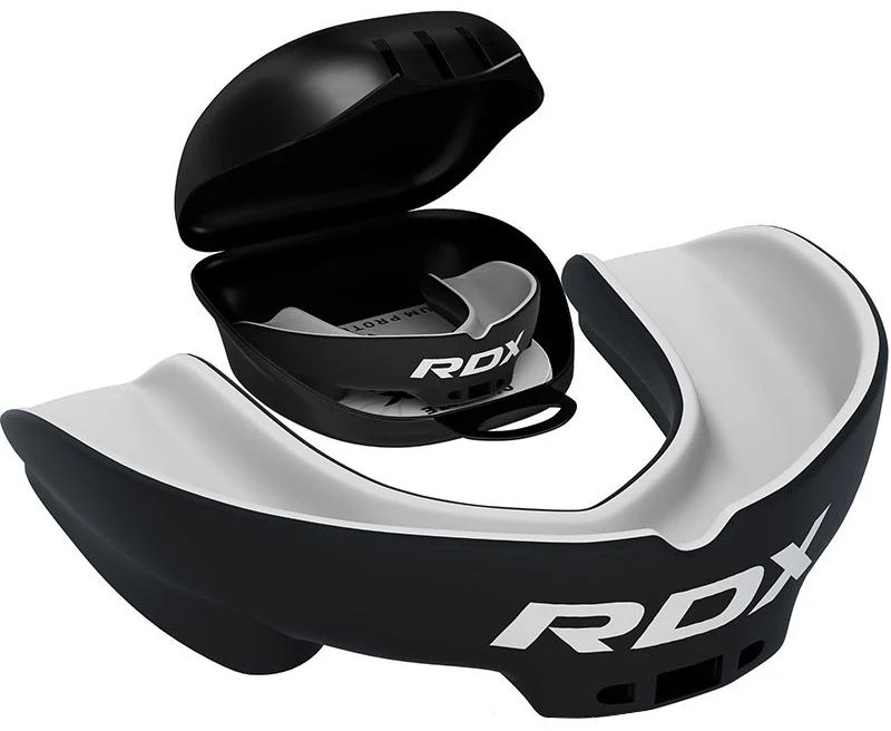 RDX 3w Chránič zubů pro dospělé, černo-bílý